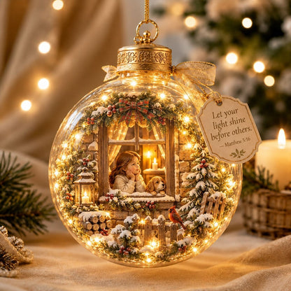 Illuminated Christian Scripture keepsake ornaments - product image 10