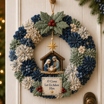49% Off Last Day 🍅 3D Fabric Poke Wreath DIY Kit